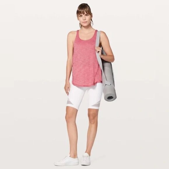 LULULEMON - Moment To Movement 2-In-1 Tank Heathered Cherry Tint / Cherry Tint - Picture 2 of 8